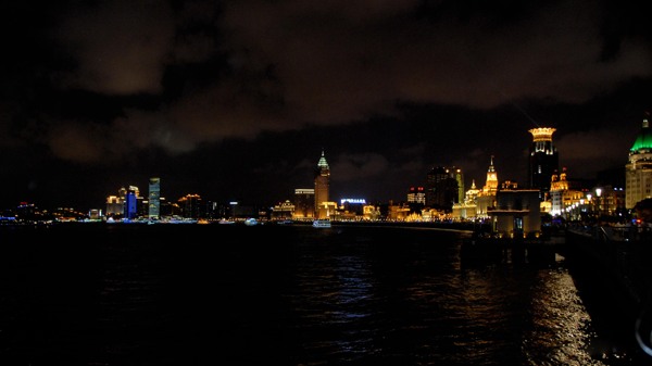 上海的夜景图片