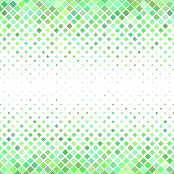 绿色方块抽象几何图形半调背景