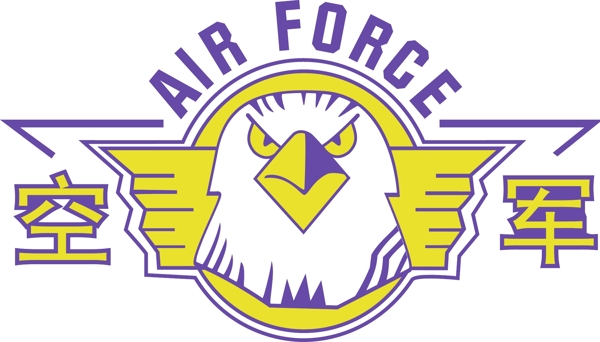 空军联航雄鹰篮球队logo