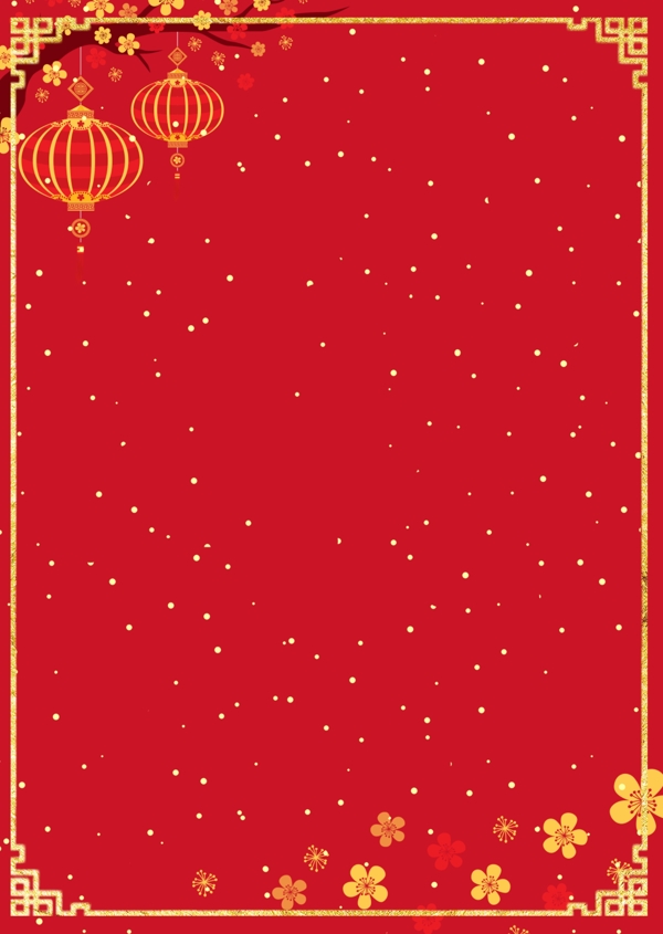 红色喜庆新年背景素材