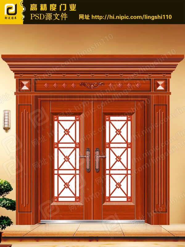 铜门门为合层图图片