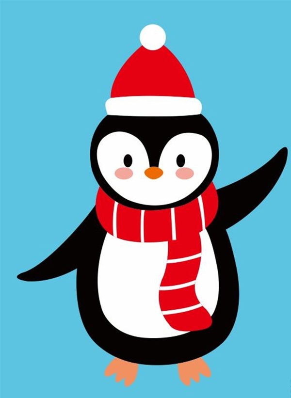 圣诞小企鹅图片