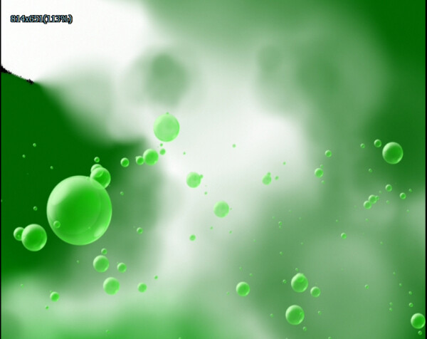 绿色气泡