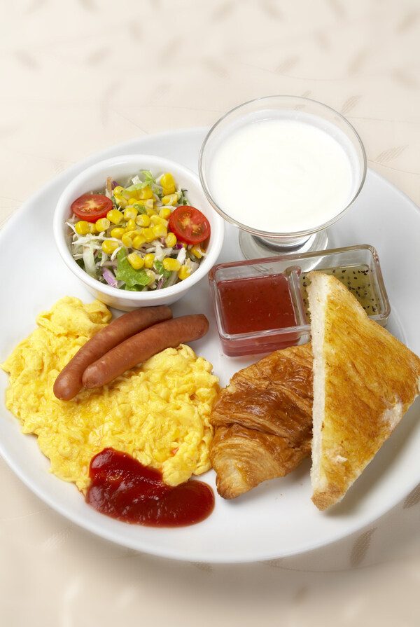 美式早餐图片