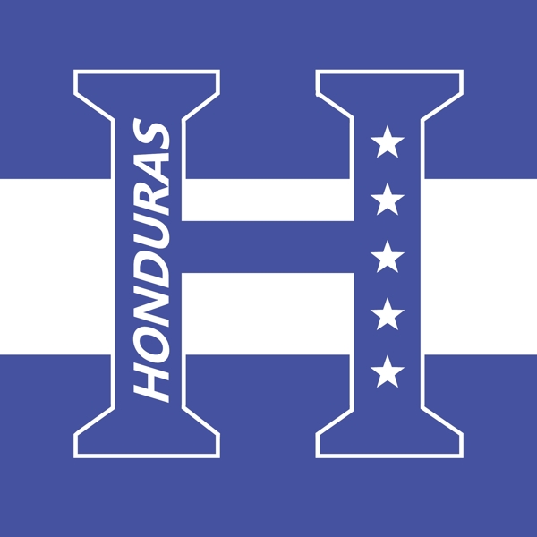 洪都拉斯国家队标志图片