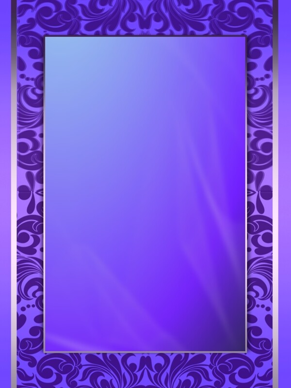 紫色边框背景欧式花纹边框