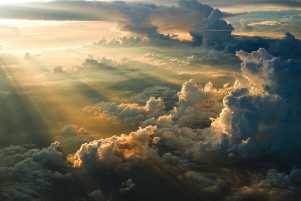 唯美云层风景图片