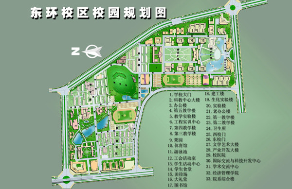 广西科技大学校区规划图