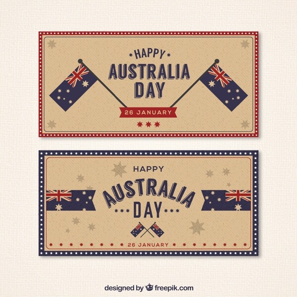 复古澳大利亚日旗