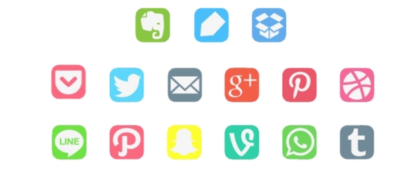 各类手机app素材logo元素图标集合