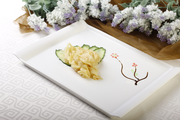 国内美食青瓜片与鲜花图片