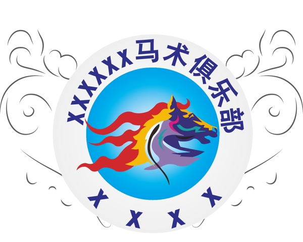 马术俱乐部logo