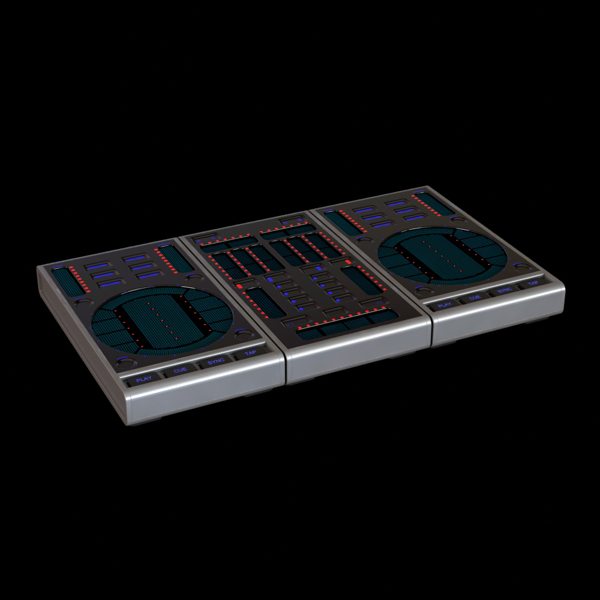 打碟机3d模型下载