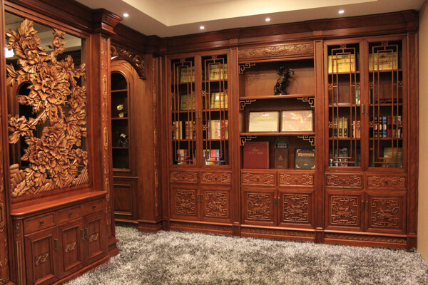 中式书柜