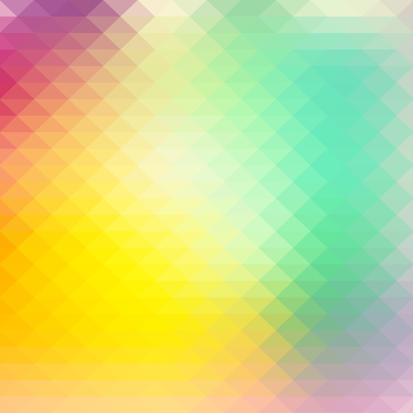 彩色三角形几何抽象背景