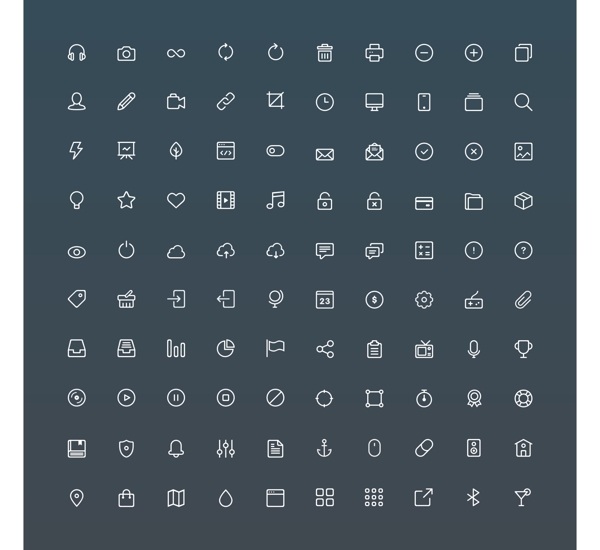 icon图标UI元素符号