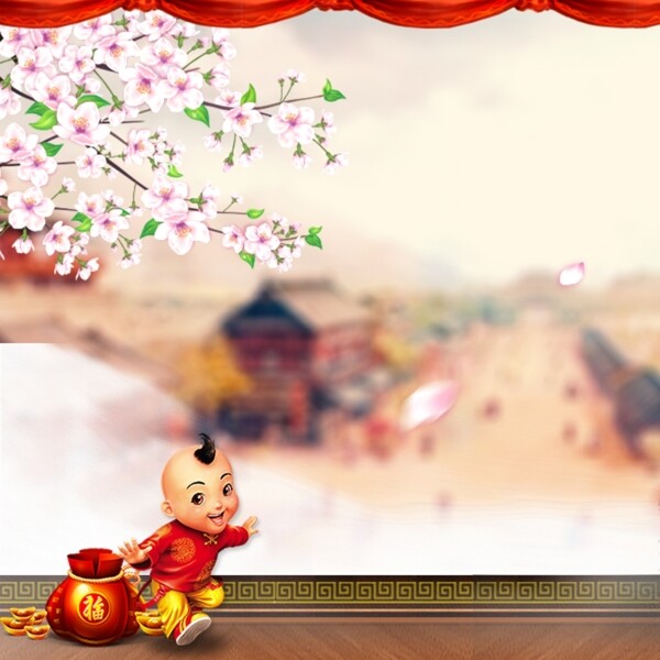 新年春节主图背景