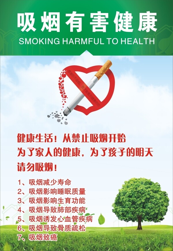 禁烟控烟海报