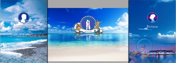 海外新人海洋婚礼设计图片
