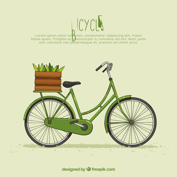 老式自行车篮和蔬菜