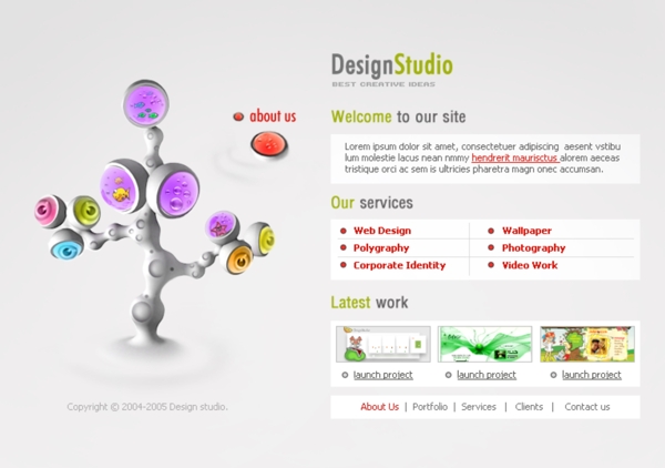设计创意公司网站2图片