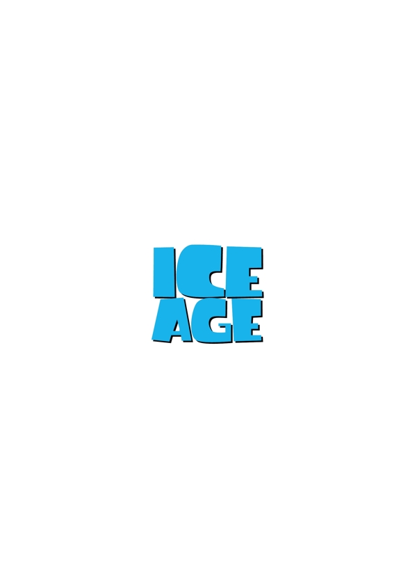 IceAgelogo设计欣赏IceAge经典电影标志下载标志设计欣赏