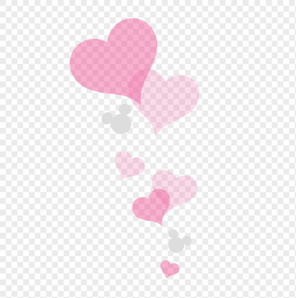 情人节冒爱心泡泡手账装饰卡通免抠图