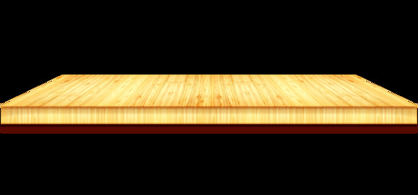 黄色木板png元素素材