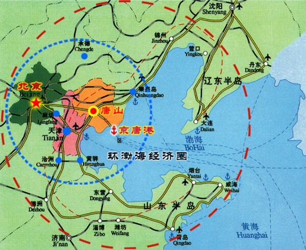 京唐港辐射图
