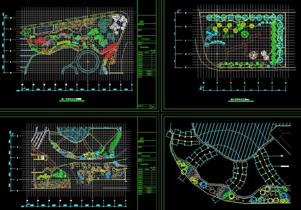 广场绿化方案图