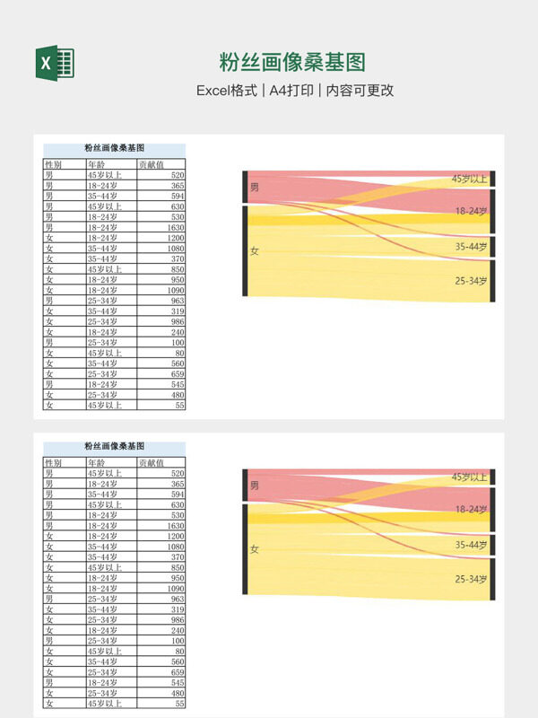 粉丝画像桑基图