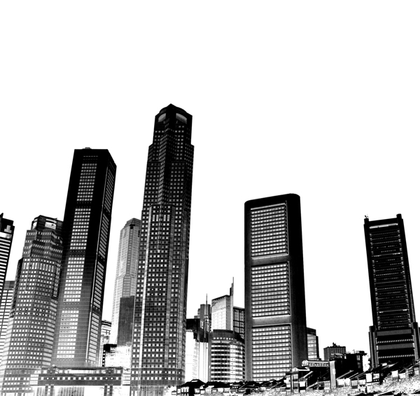 城市大楼图片