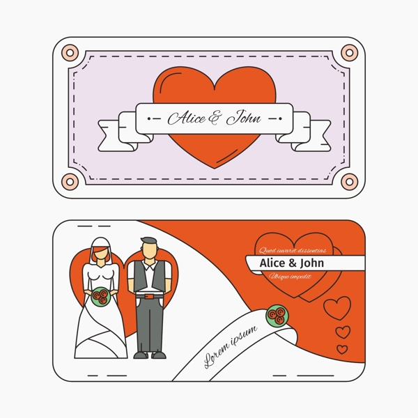 平板结婚证设计